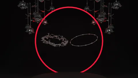 Barbed Wire Halo - Blender 3d models