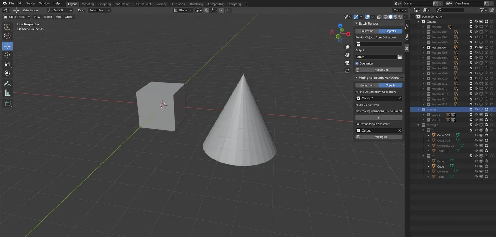 Batch Render Collection screenshot 2