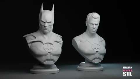 Batman 2023 Bust - Blender 3d models