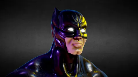 Batman Cowl - Blender 3d models