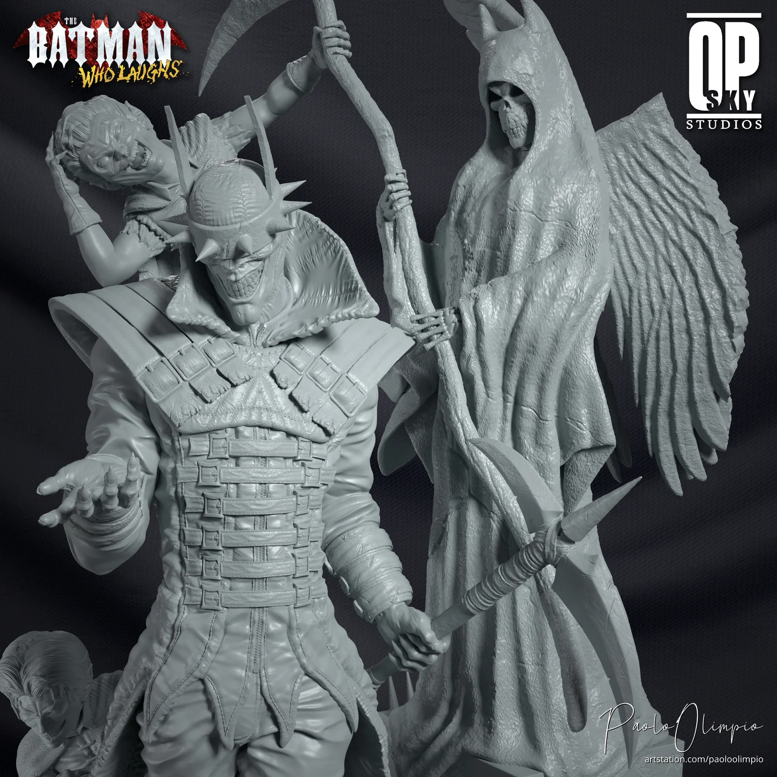 Batman Who Laughs Statue screenshot 4