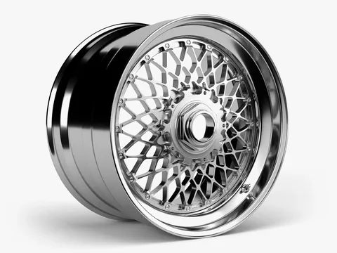BBS E55 Wheel - Blender 3d models