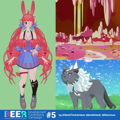 BEER Fundraiser Batch 5 - Blender scenes