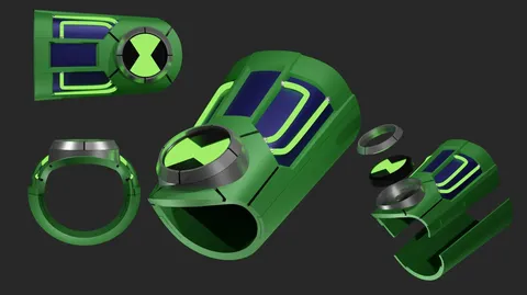 Ultimate Alien Omnitrix - Blender 3d models