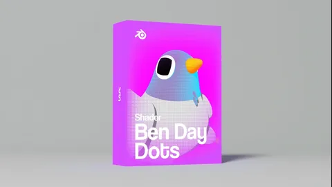 Ben Day Dots Shader - Blender shaders