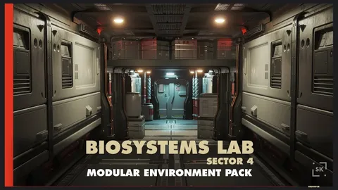 Biosystems Lab Environment Pack - Blender 3d models