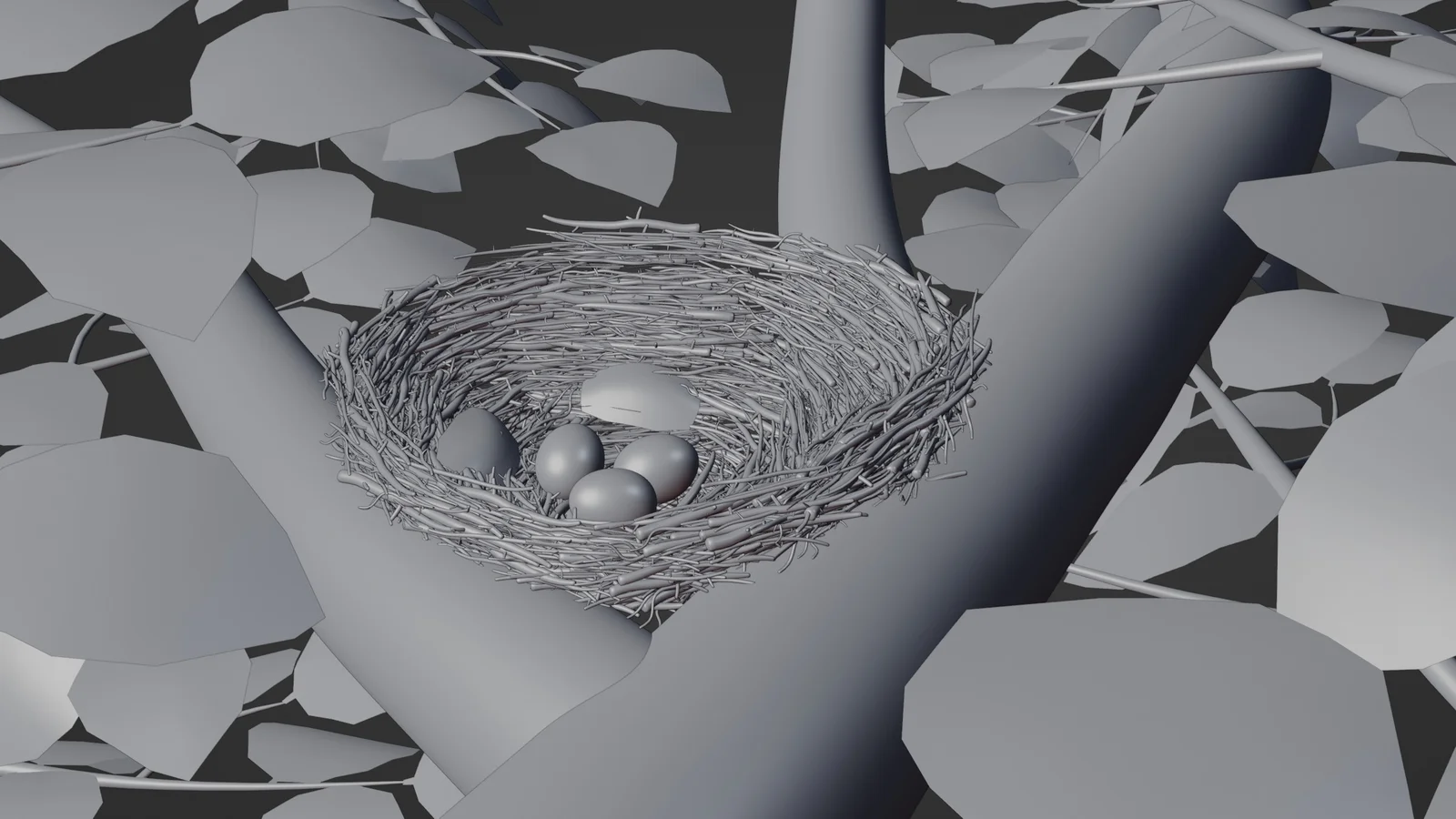Bird Nest Nature Scene screenshot 4