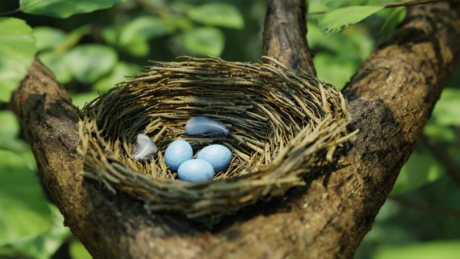 Bird Nest Nature Scene screenshot 5
