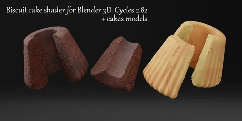 Biscuit Cake Shader - Blender shaders