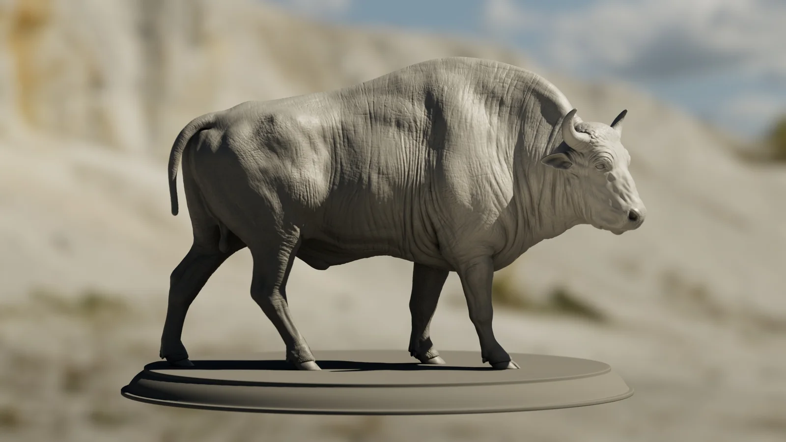 Bison 3D Asset screenshot 4