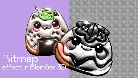 Bitmap Effect Tutorial - Blender tutorials & courses