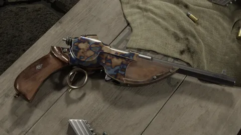 Bittner M1896 Repeater Pistol - Blender 3d models