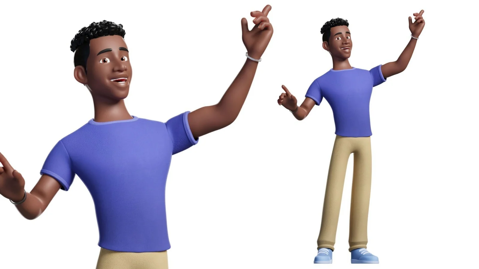 Black Man Cartoon Character screenshot 3