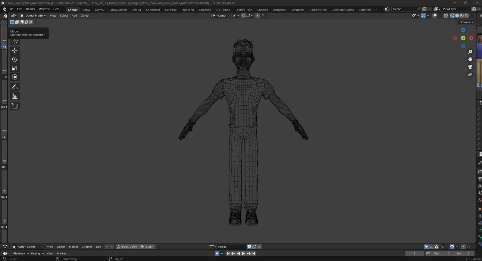 Black Man Cartoon Character screenshot 7