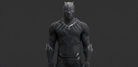 Black Panther T'Challa - Blender 3d models