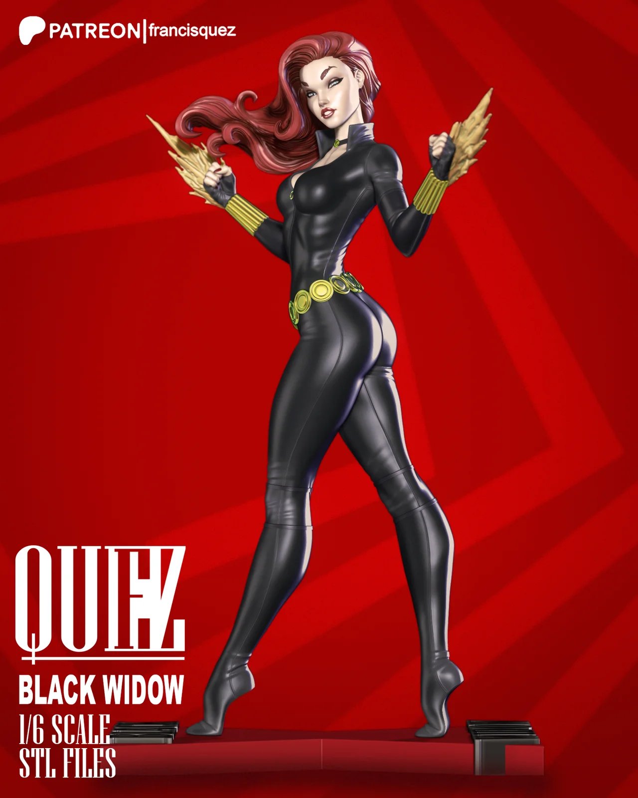 Black Widow Print Model screenshot 2