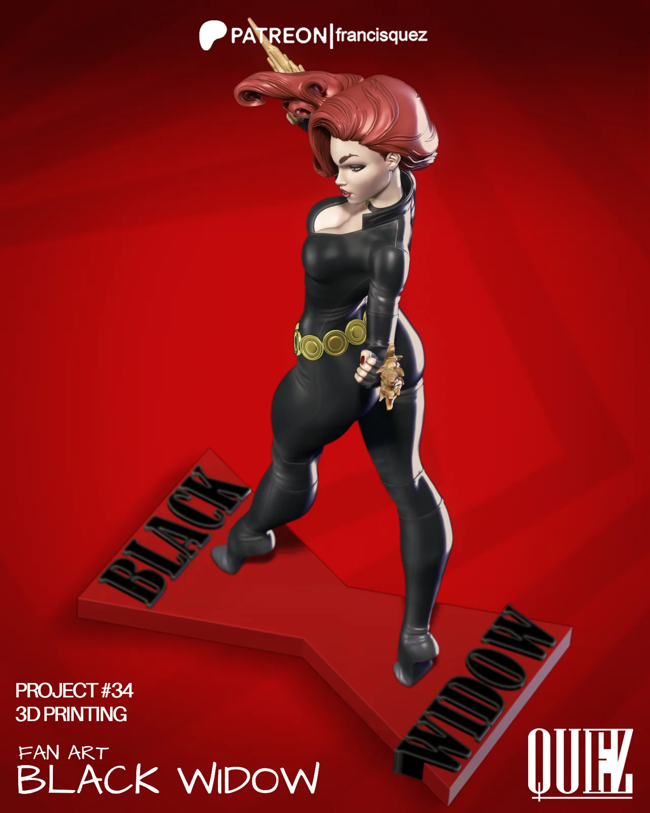 Black Widow Print Model screenshot 4