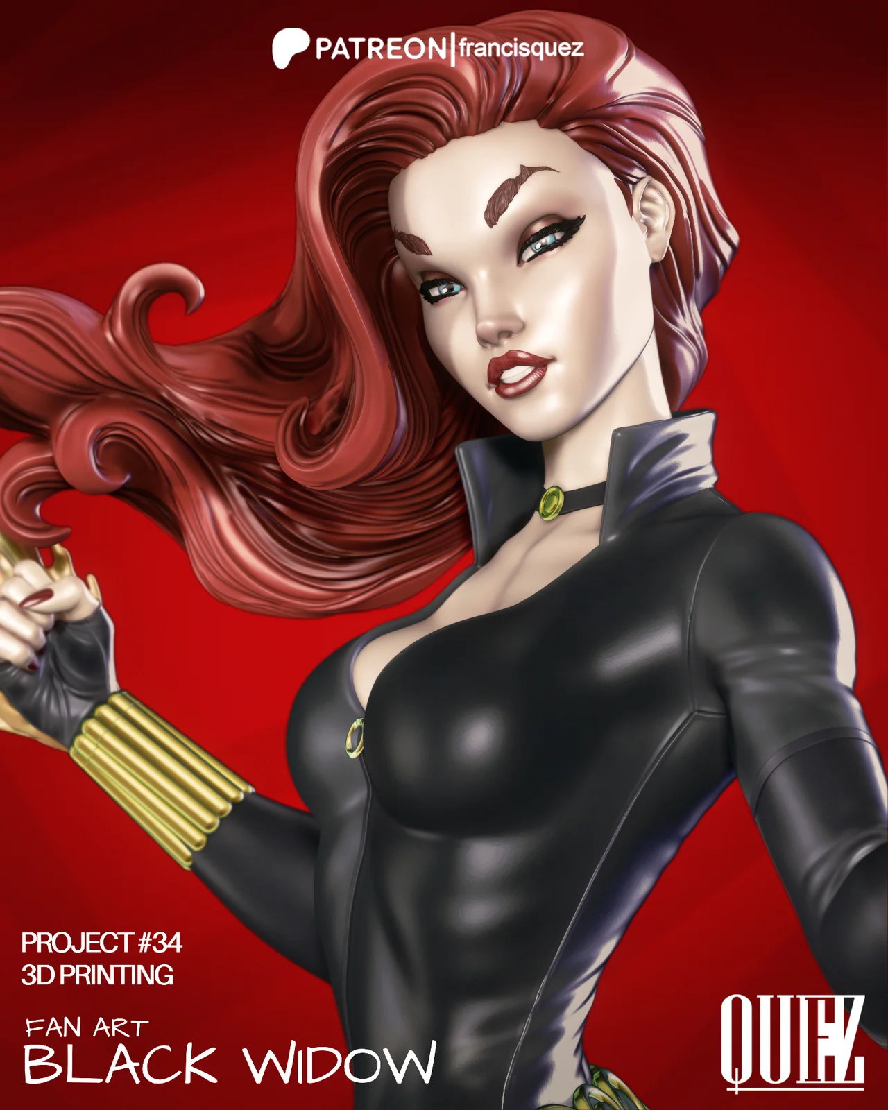 Black Widow Print Model screenshot 5