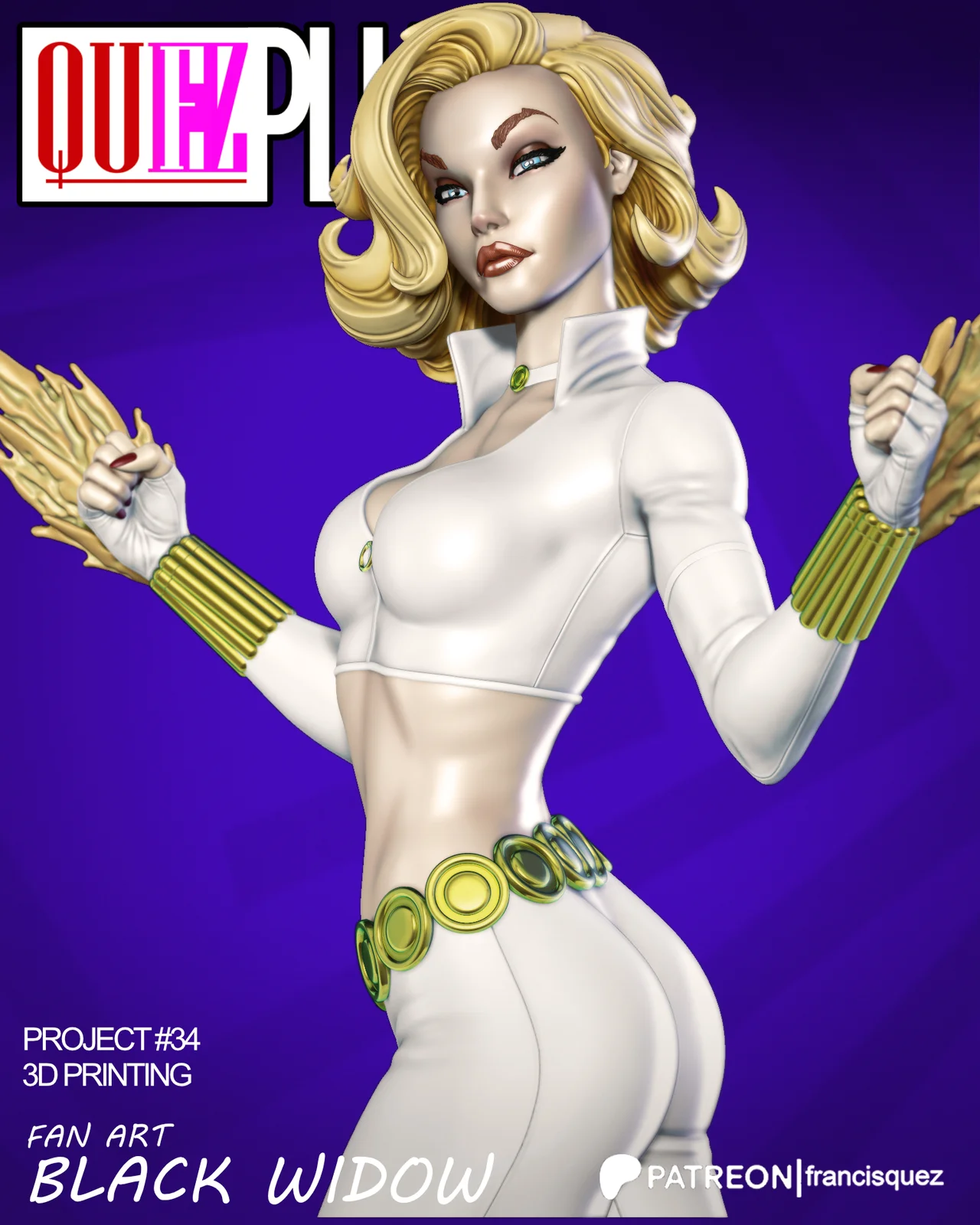 Black Widow Print Model screenshot 6