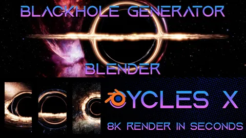 Blackhole Generator - Blender scenes