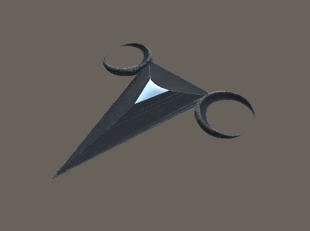 Bladed Crescent Dagger Pendant screenshot 3