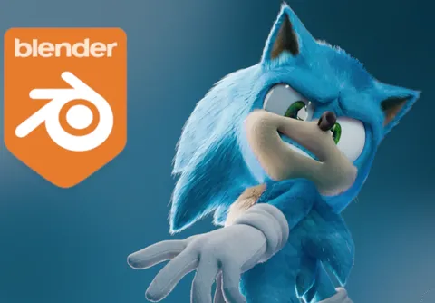 Sonic Movie Rig V3 - Blender 3d models