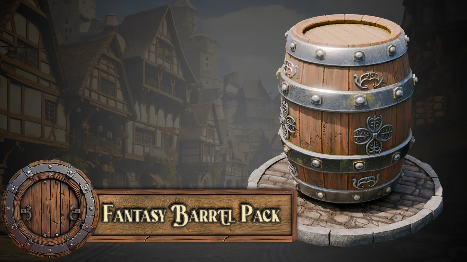 Massive Fantasy Barrels Asset Pack screenshot 5
