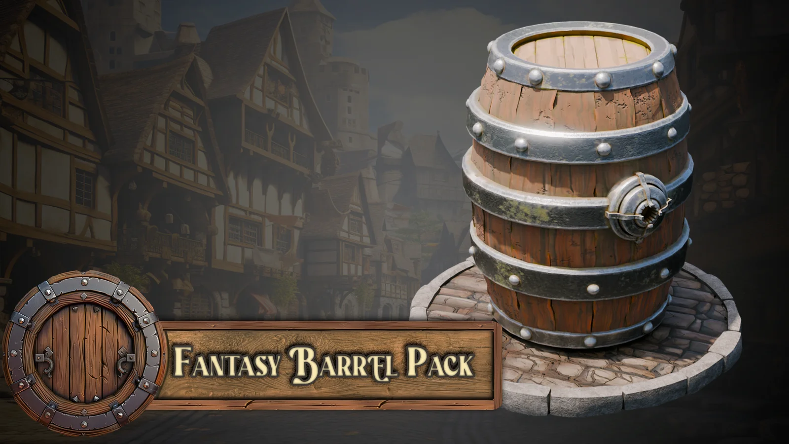 Massive Fantasy Barrels Asset Pack screenshot 7