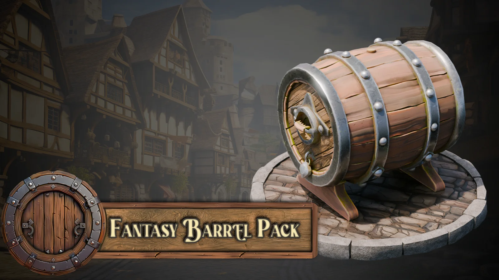 Massive Fantasy Barrels Asset Pack screenshot 8