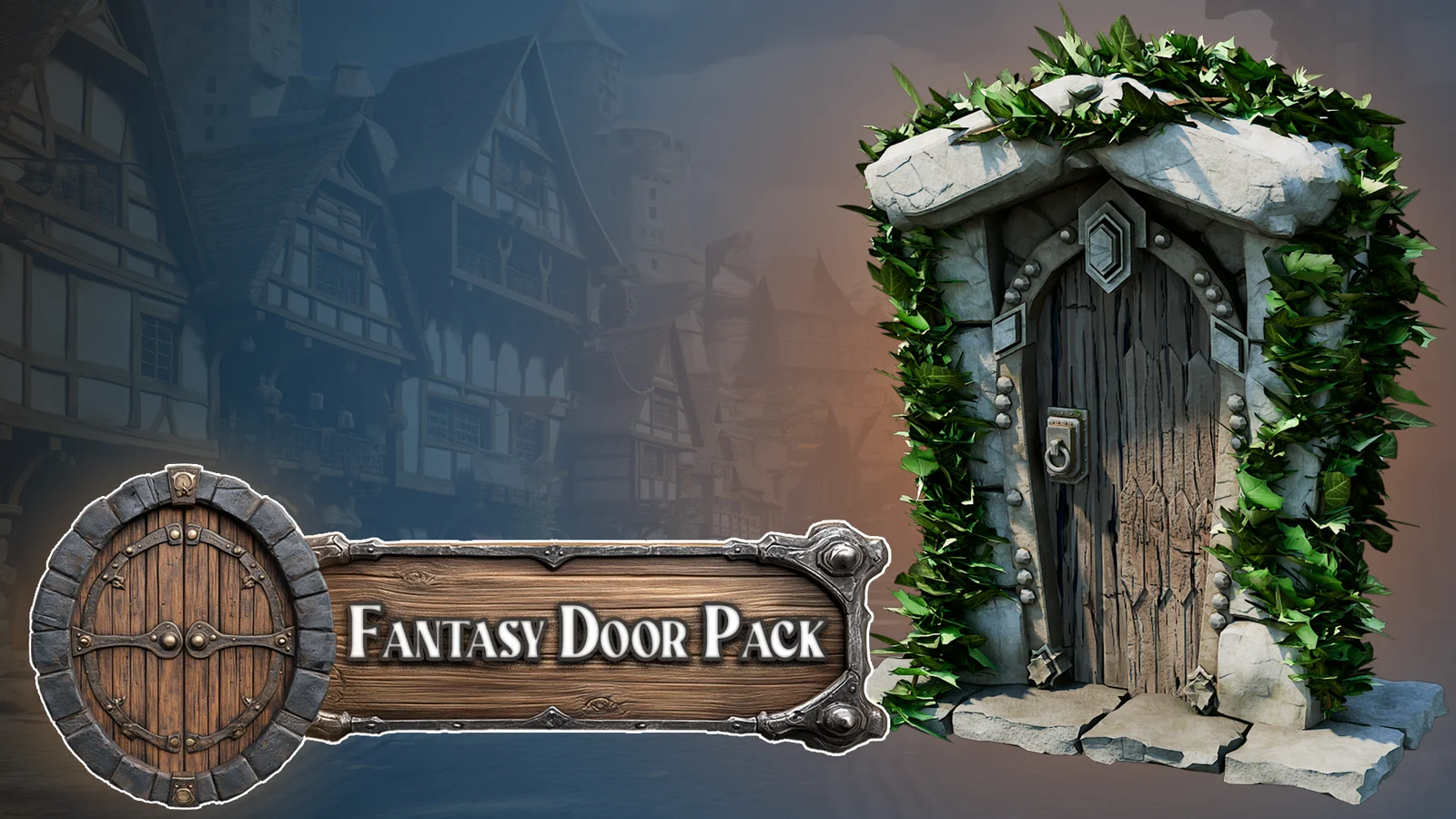 Massive Fantasy Doors Asset Pack screenshot 3
