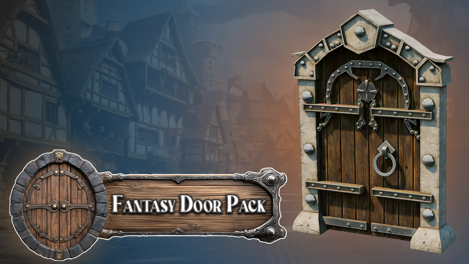 Massive Fantasy Doors Asset Pack screenshot 4