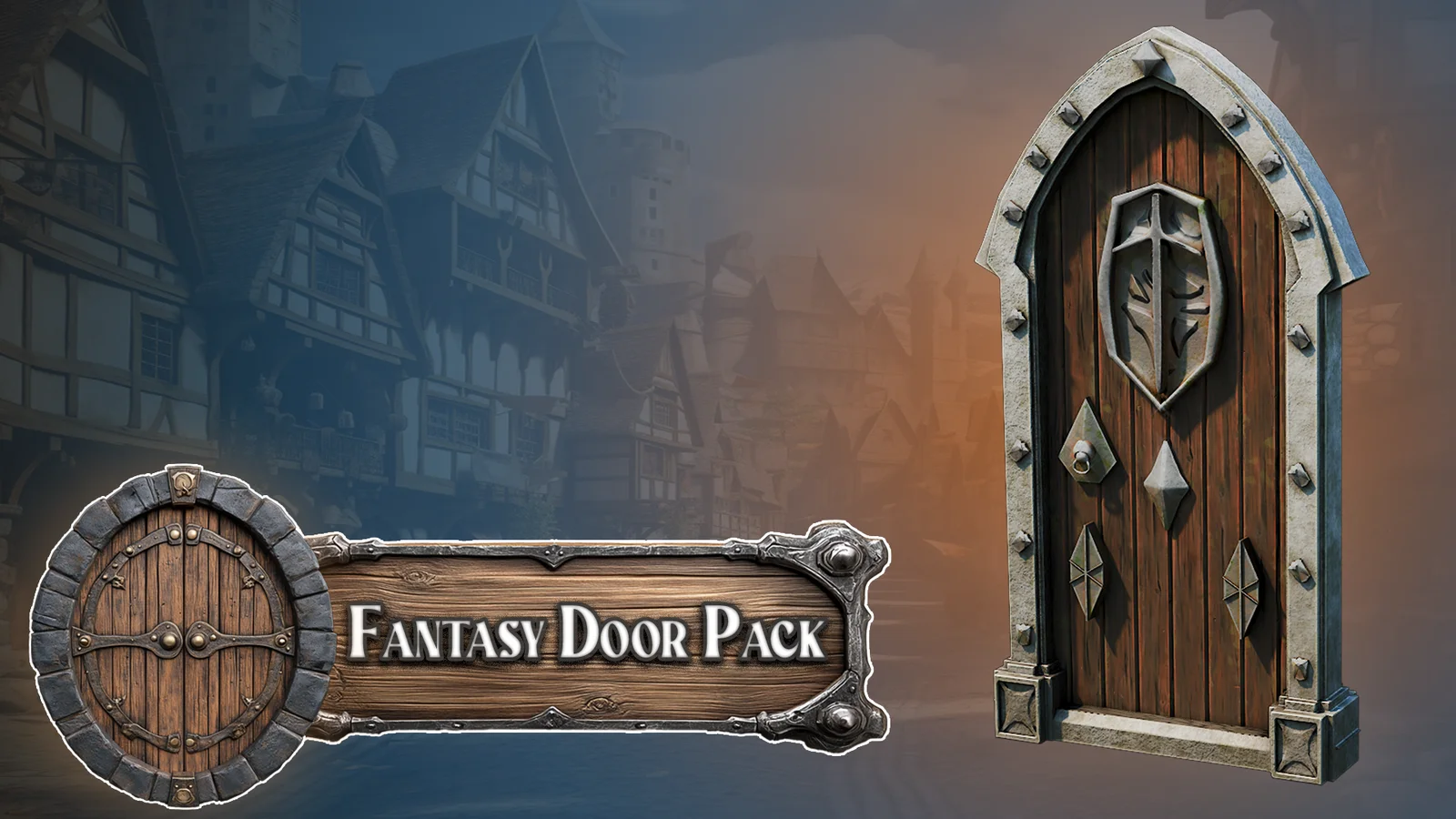 Massive Fantasy Doors Asset Pack screenshot 5