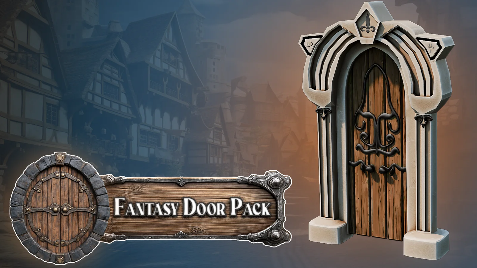 Massive Fantasy Doors Asset Pack screenshot 7