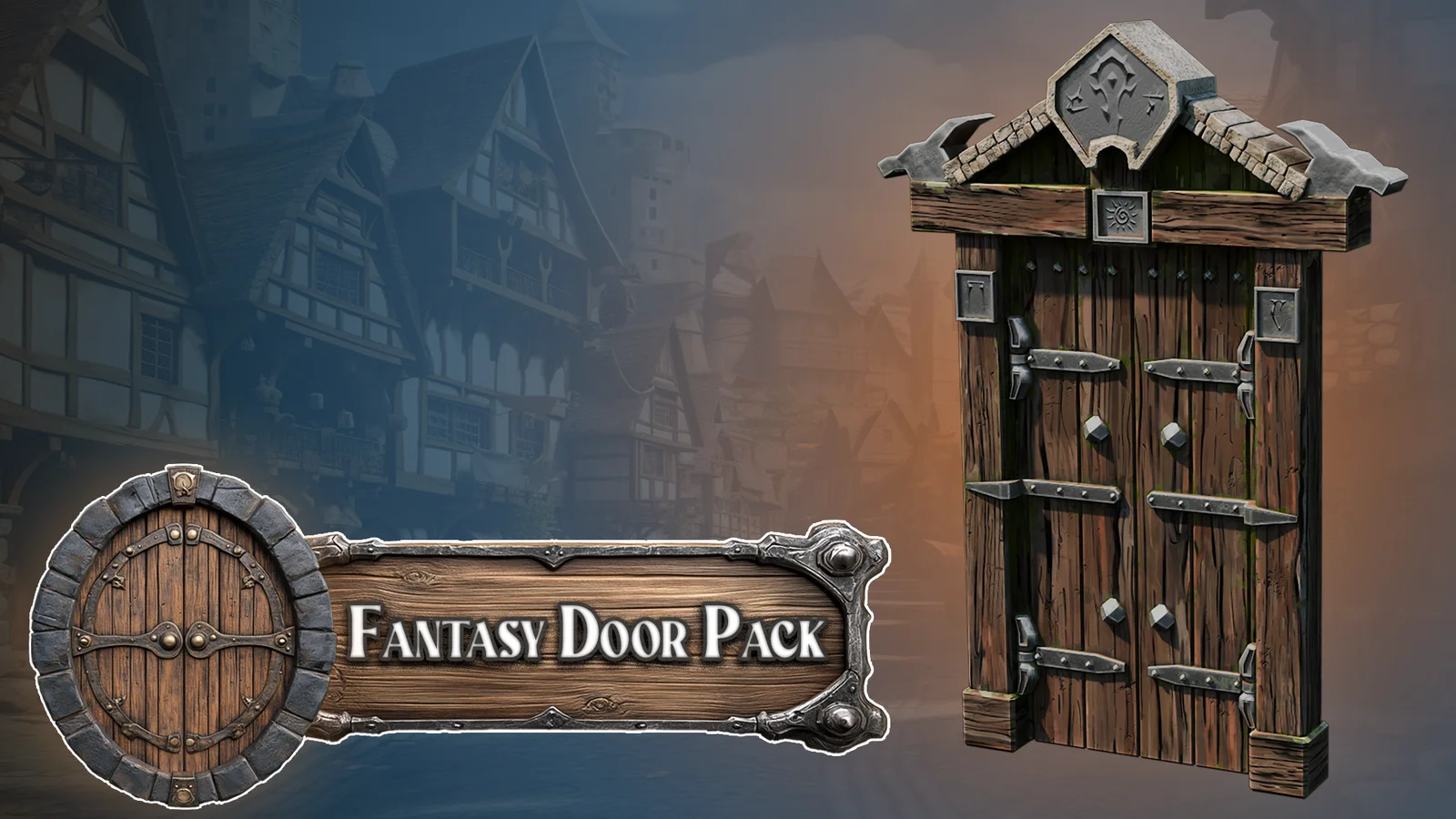 Massive Fantasy Doors Asset Pack screenshot 8
