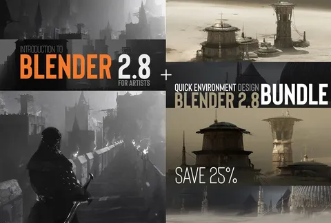 Blender 2.8 Bundle - Blender tutorials & courses