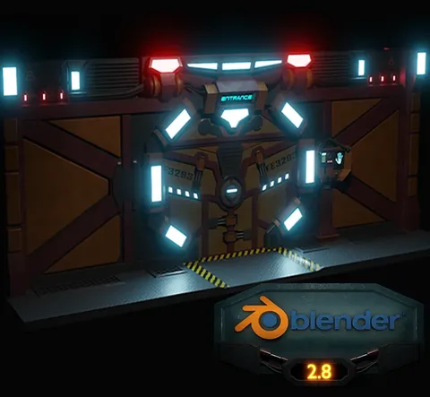 Blender 2.8 Beginner Complete Sci-Fi Guide - Blender tutorials & courses