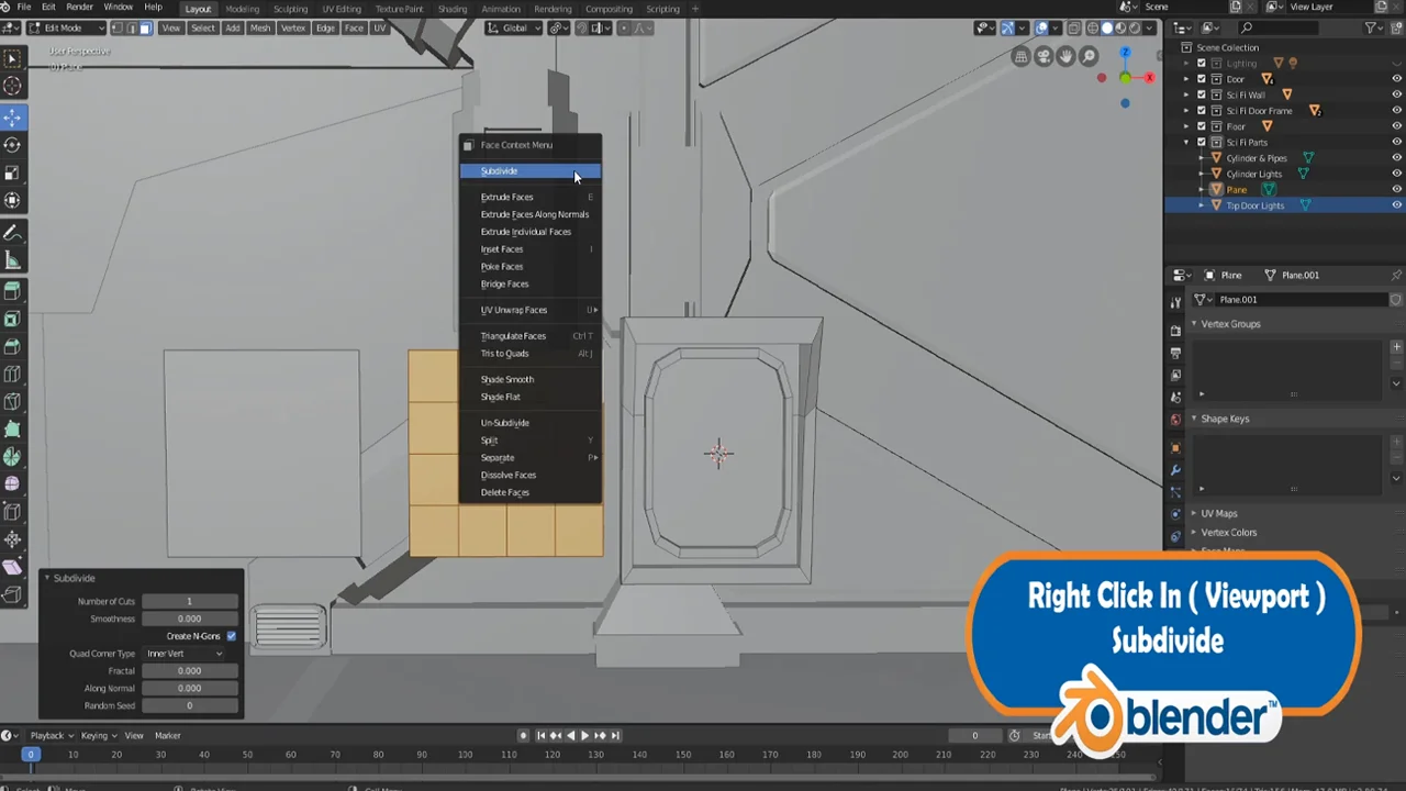 Blender 2.8 Beginner Complete Sci-Fi Guide screenshot 5