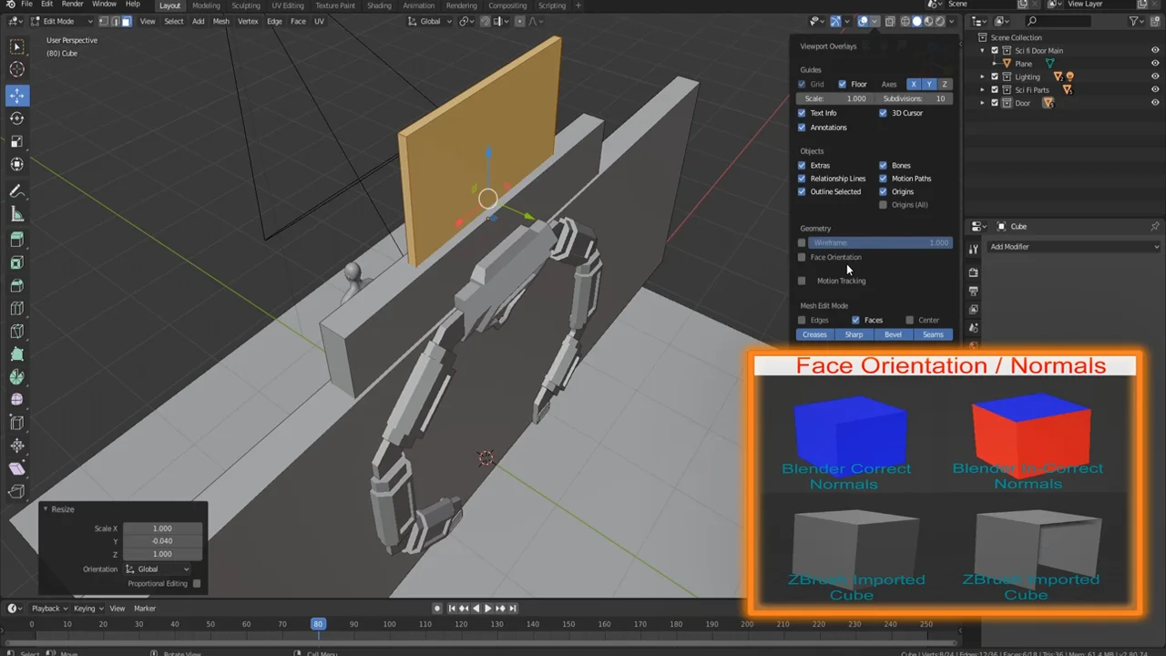 Blender 2.8 Beginner Complete Sci-Fi Guide screenshot 6