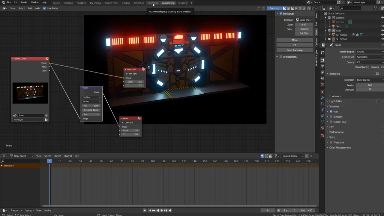 Blender 2.8 Beginner Complete Sci-Fi Guide screenshot 7
