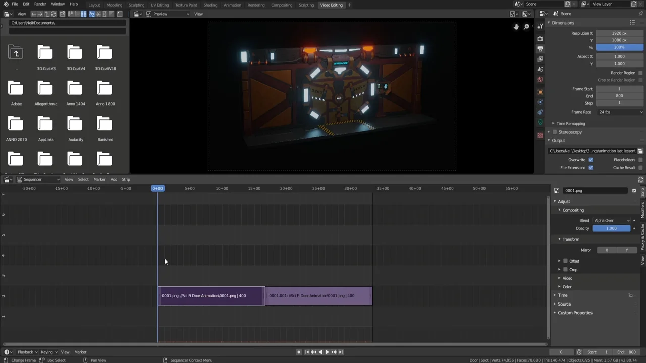 Blender 2.8 Beginner Complete Sci-Fi Guide screenshot 8