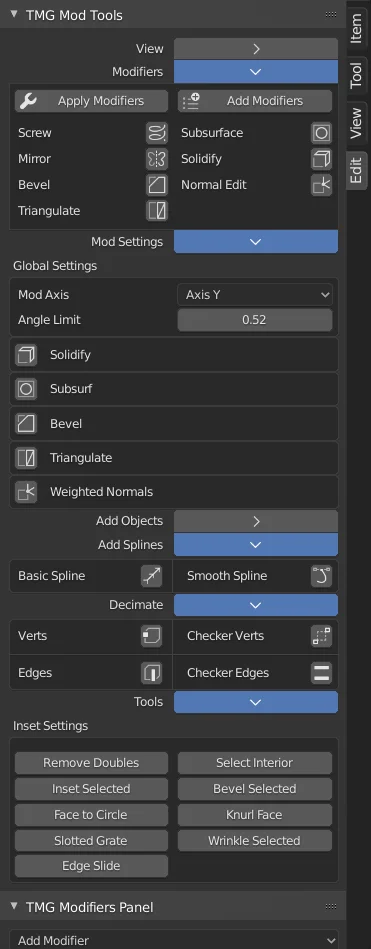 TMG Mod Tools screenshot 3