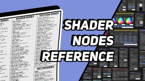 Shader Nodes PDF Reference - Blender tutorials & courses