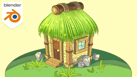 Cozy Jungle Hut Tutorial - Blender tutorials & courses