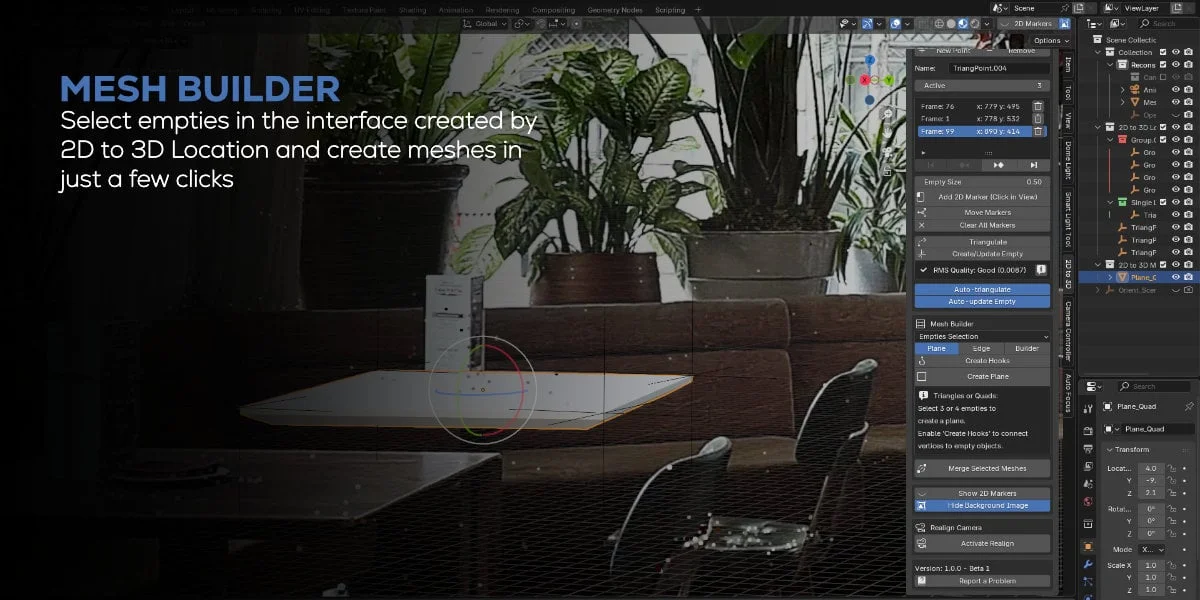 2D to 3D Location screenshot 2