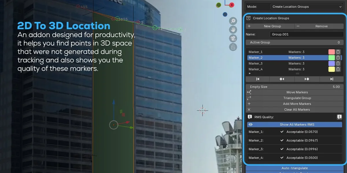 2D to 3D Location screenshot 4