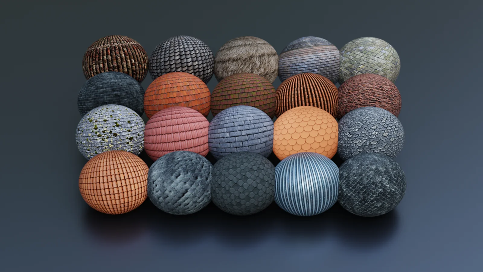 Roof Tiles Material Pack screenshot 3