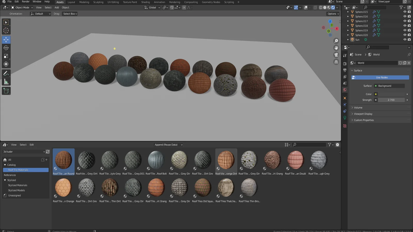 Roof Tiles Material Pack screenshot 4