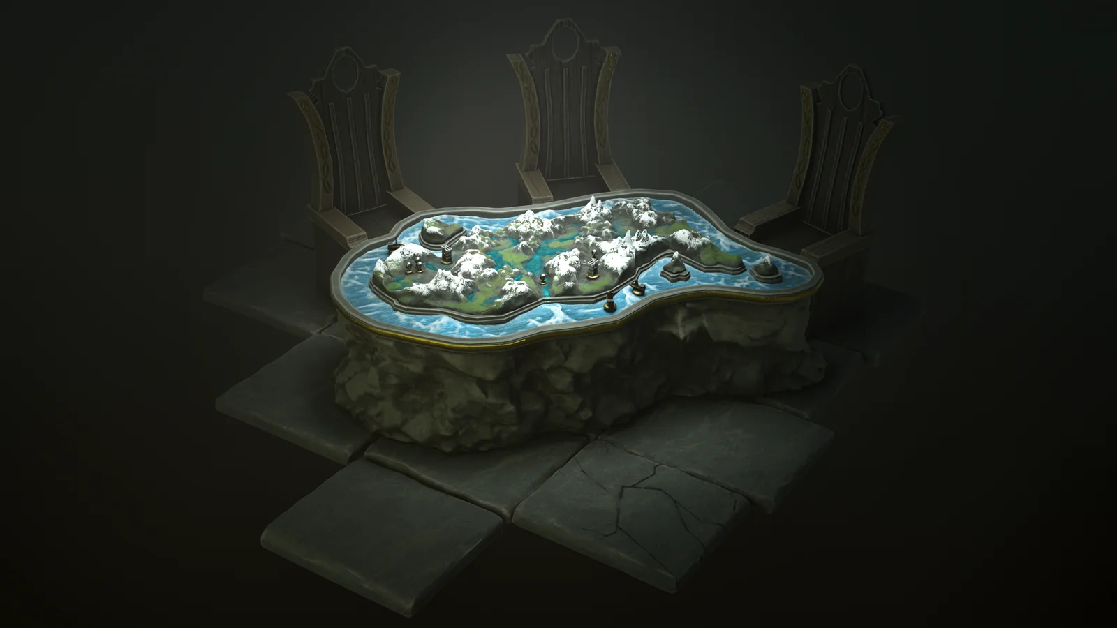 Stylized Map Room screenshot 3