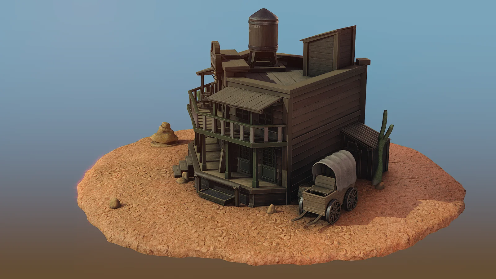 Stylized Western Saloon Guide screenshot 2