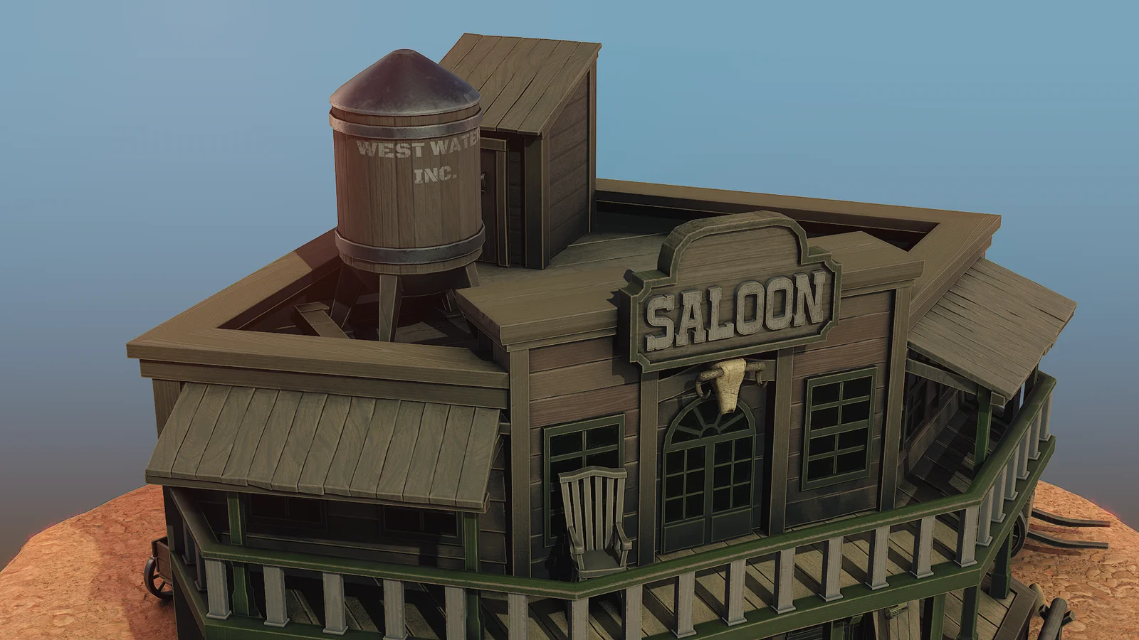 Stylized Western Saloon Guide screenshot 5